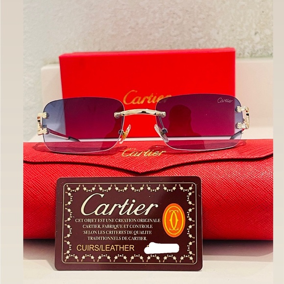 Cartier Other - Cartier Blue Sunglasses